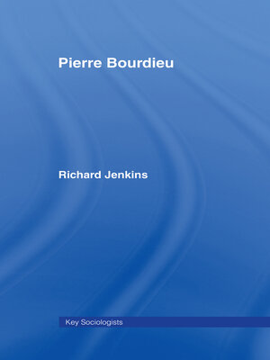 cover image of Pierre Bourdieu